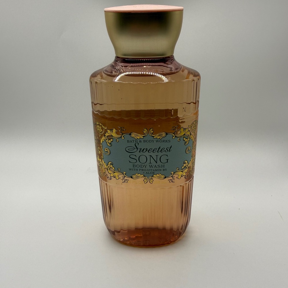 Bath & Body Works Sweetest Song Body Wash 10oz Pro-Vitamin B5 Aloe Vegan